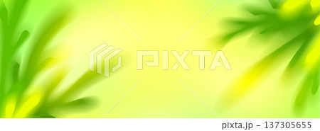 Spring background with gradient blur, green leaves Spring background with gradient blur, green leaves 137305655