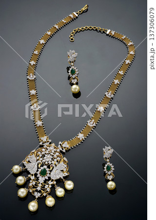 Indian Gold jewelry photo shoot Indian Gold jewelry photo shoot 137306079