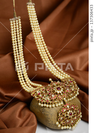 Indian Gold jewelry photo shoot Indian Gold jewelry photo shoot 137306433