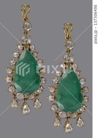 Indian Gold jewelry photo shoot 137306498