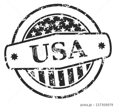 Usa mail stamp template. Aged old label Usa mail stamp template. Aged old label 137308979