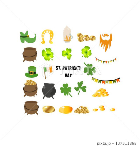 St. Patrick's Day Elements Collection St. Patrick's Day Celebration Elements  137311868