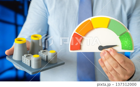 High efficiency of nuclear power plants. Cheap electricity generation with stable baseload energy low emissions and long term sustainability strategy. 137312000