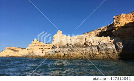 Rocky coastline near Carvoeiro 137313046