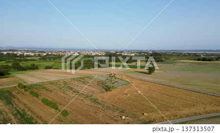 Aerial View of rural landscape Aerial View of rural landscape 137313507