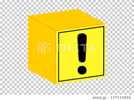 警告的3D插圖 137314938