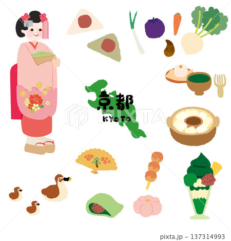 京都の観光イラスト 137314993