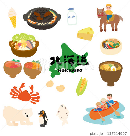 北海道の観光イラスト 北海道の観光イラスト 137314997