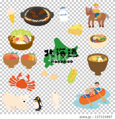北海道の観光イラスト 北海道の観光イラスト 137314997