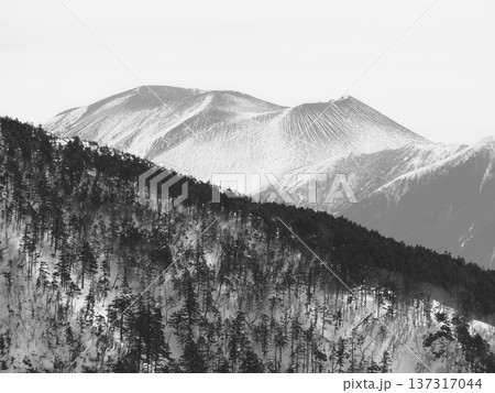 根子岳から四阿山越しに見る浅間山（mo20260220112525） 137317044