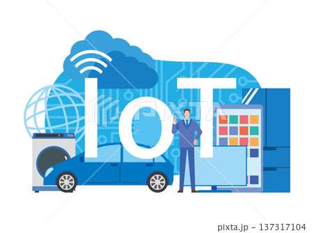 IoTのイメージイラスト 137317104
