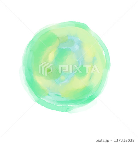 水彩背景　やわらかい　ベクター　ドット 137318038