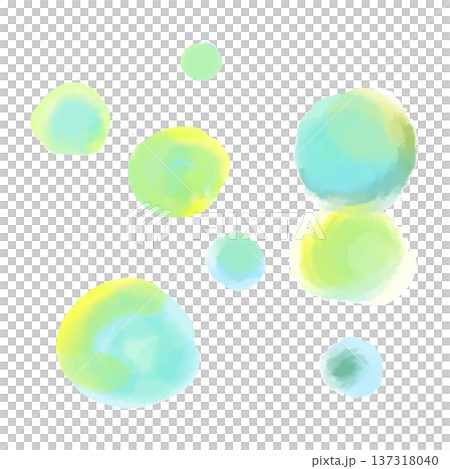 水彩背景，柔和的向量點 137318040