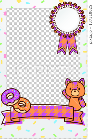 Cute Instax Decoration Frame Ribbon Kids Cute Animal Cat Halloween Cute Instax Decoration Frame Ribbon Kids Cute Animal Cat Halloween 137319625