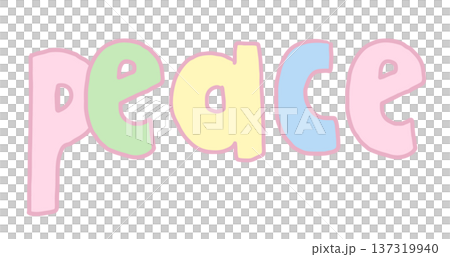 Hand writing PEACE letters for font, typography, text, message, sticker, earth, environment, patch, shirt print, icon, mood, feeling, emotion, expression, relaxation, weekends, workload, office worker Hand writing PEACE letters for font, typography, text, message, sticker, earth, environment, patch, shirt print, icon, mood, feeling, emotion, expression, relaxation, weekends, workload, office worker 137319940
