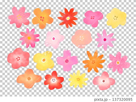 Fluffy flower material Fluffy flower material 137320095
