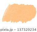 オレンジの水彩テクスチャ 137320234