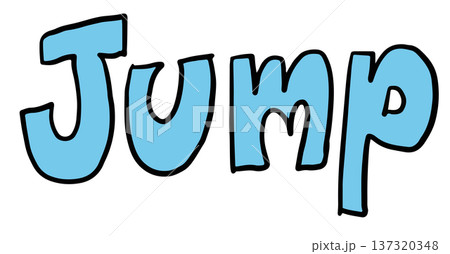 Hand drawn Jump letters for activity, sport, exercise, movement, decoration, font, typography, text, message, campaign badge, card print, sticker, festive winter, patches, shirt print, happy holidays Hand drawn Jump letters for activity, sport, exercise, movement, decoration, font, typography, text, message, campaign badge, card print, sticker, festive winter, patches, shirt print, happy holidays 137320348