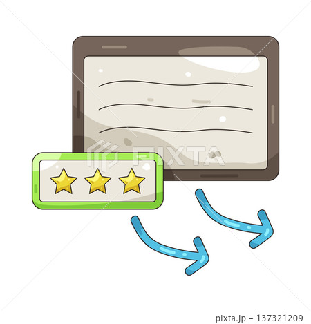 Illustration of three star 137321209