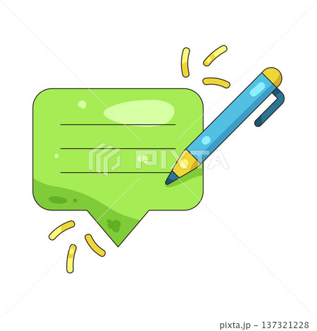 Illustration of Edit feedback 137321228