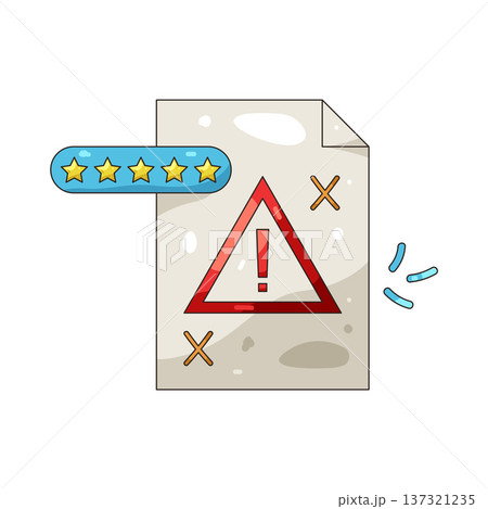 Illustration of feedback alert 137321235