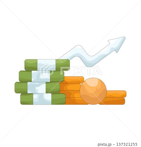 Illustration of Financial growth Illustration of Financial growth 137321255