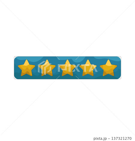 Illustration of five star Illustration of five star 137321270