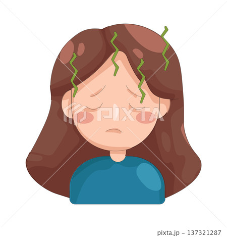 Illustration of sick Illustration of sick 137321287