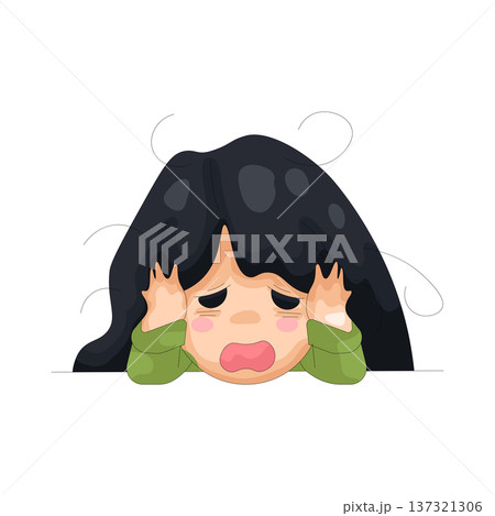 Illustration of Tired  137321306