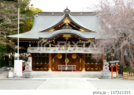 【座間市 座間の総鎮守「鈴鹿明神社」拝殿】 【座間市 座間の総鎮守「鈴鹿明神社」拝殿】 137321355