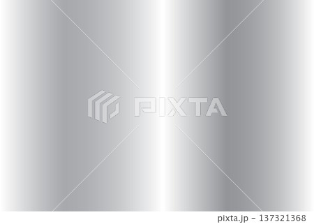 Six silver squares with rounded corners on a black surface 137321368