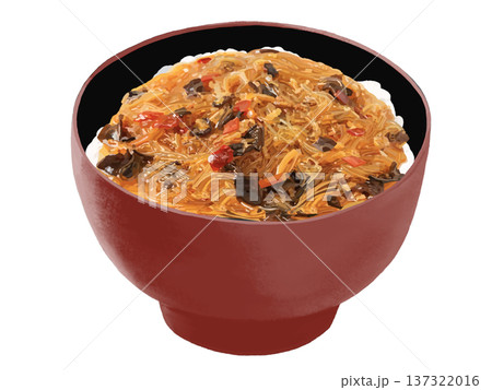 麻婆春雨（赤黒椀） 137322016