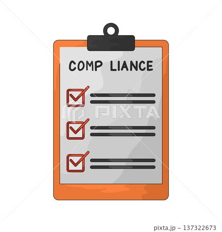 Illustration of Compliance Checklist 137322673