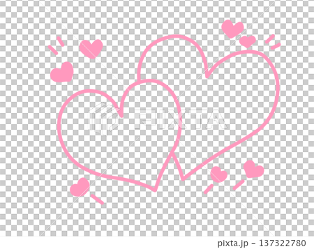 ハートアイコン シンプル ピンク ハートアイコン シンプル ピンク 137322780