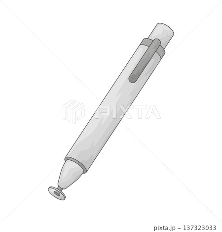 Illustration of Stylus Pen Illustration of Stylus Pen 137323033
