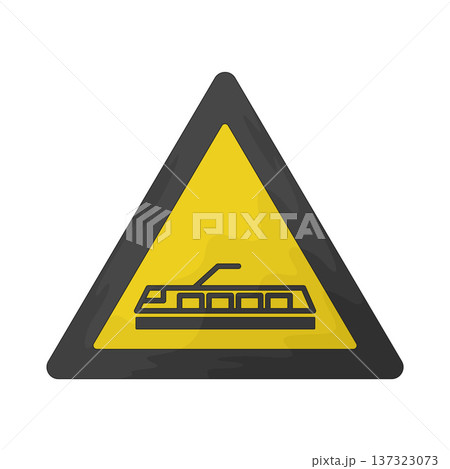 Illustration of Train Station Sign 137323073