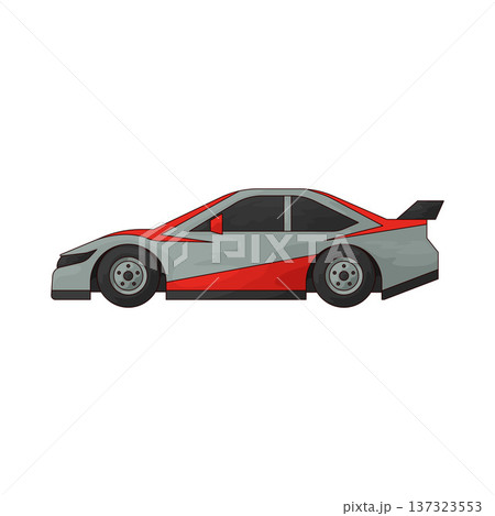 Illustration of Rally Car 137323553