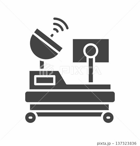 Lunar rover icon. Suitable for mobile apps, web apps and print media. 137323836