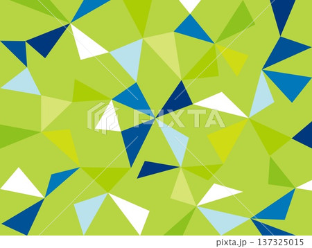 幾何学模様 三角形 グリーン 幾何学模様 三角形 グリーン 137325015