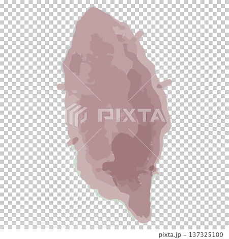 幼稚園・保育園向け 10月のやさしい水彩挿絵イラストシリーズ｜さつまいも 137325100