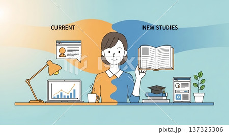 スキルアップ！キャリアと学習のバランス 137325306