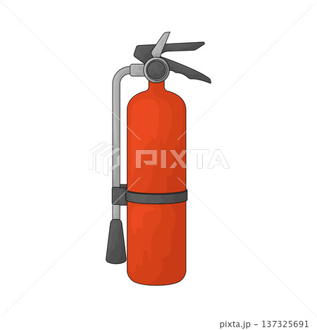 Illustration of Fire Extinguisher 137325691