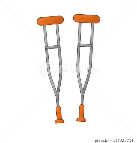 Illustration of Crutch Illustration of Crutch 137325711
