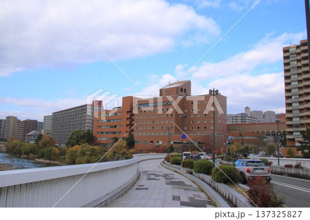 宝来橋から見た兵庫県宝塚市の街並み(横長) 137325827