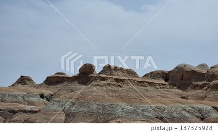 Beautiful Landscape Of The Desert  137325928