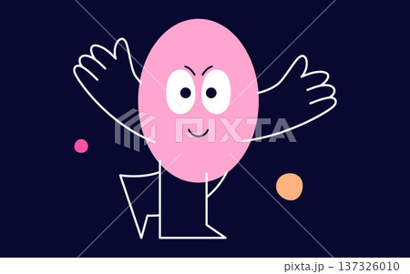 Cute blob element. Cute blob element. 137326010