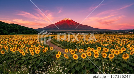 【AI生成】富士山絶景 3302001 137326247