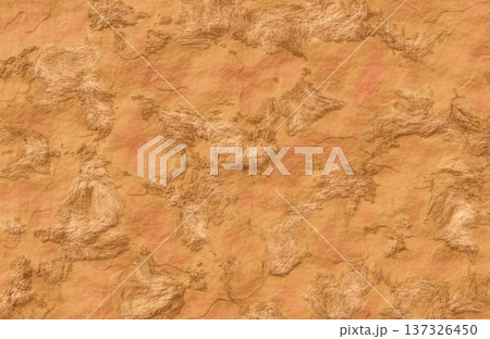 Warm terracotta dry earth texture with organic ridges and wavy patterns. Warm terracotta dry earth texture with organic ridges and wavy patterns. 137326450