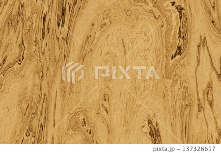 Polished light brown burl wood texture with swirling organic grain patterns. Polished light brown burl wood texture with swirling organic grain patterns. 137326617