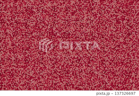 Abstract red pixelated dotted mosaic texture background pattern. 137326697